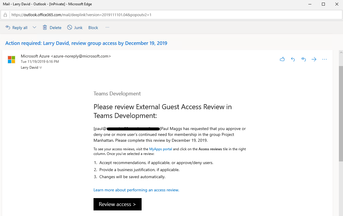 Guest access review